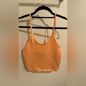 American Eagle, Crop Tank Top, Medium, Orange